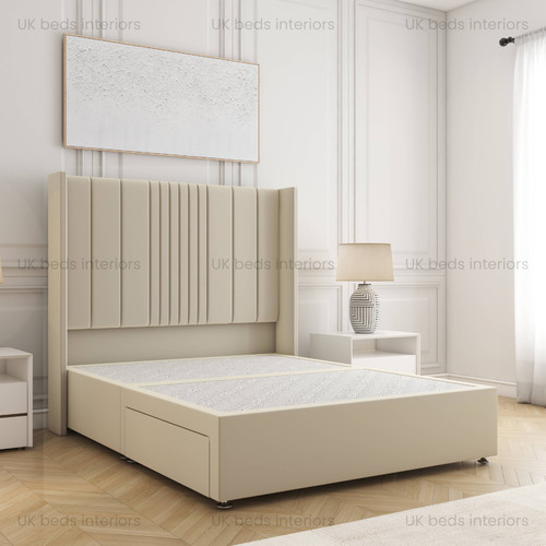 Plush velvet divan - velvet, bed