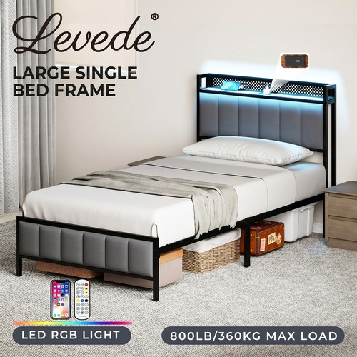 Levede large single - single, bed