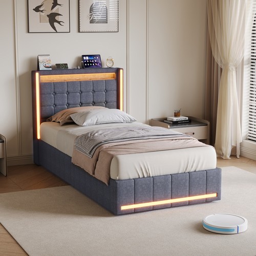 3ft single storage bed frame - single,