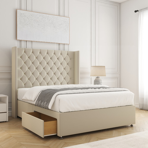 Reinforced divan bed set - bed,
