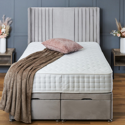 Plush velvet divan - plush, ottoman
