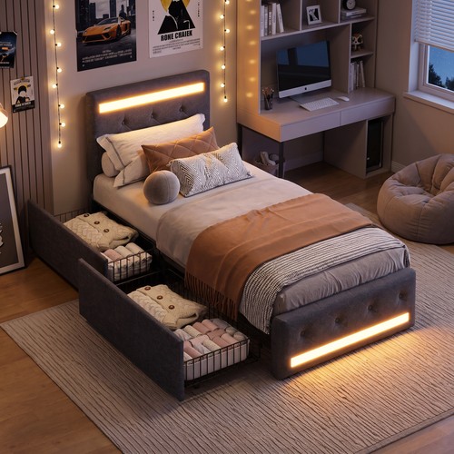 3ft upholstered bed - 3ft,