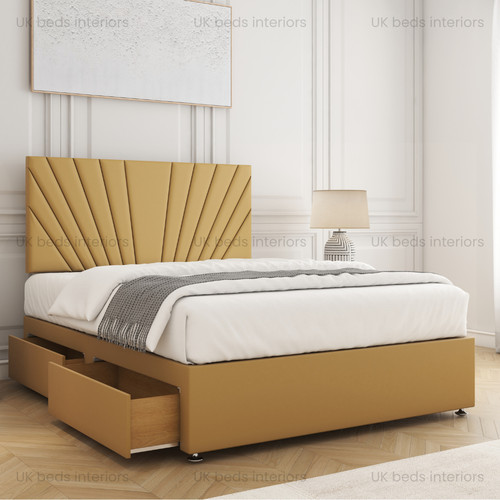 Plush velvet divan - divan, set