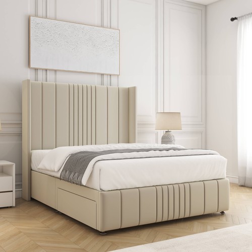 Plush velvet divan bed set - velvet,