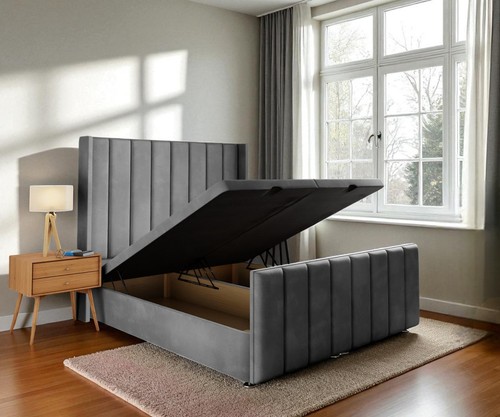 Ottoman storage bed panel - ,