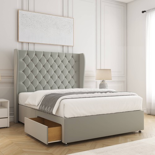 Reinforced divan base bed - reinforced,