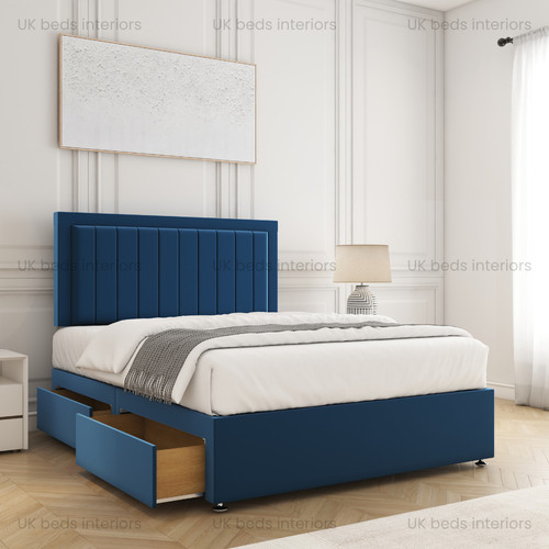 Plush velvet divan - plush,