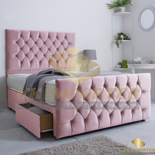 Drawers storage divan bed set - divan,