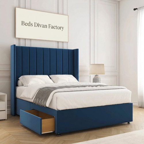 New panel wingback divan - new, bed